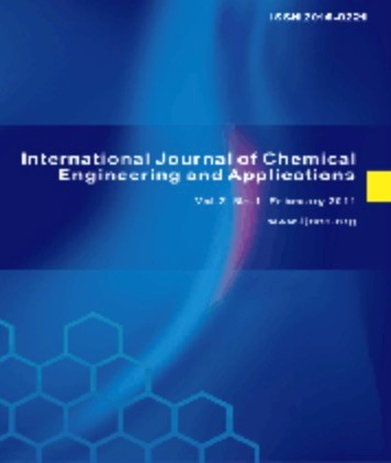International Journal of Chemical Engineering and Applications